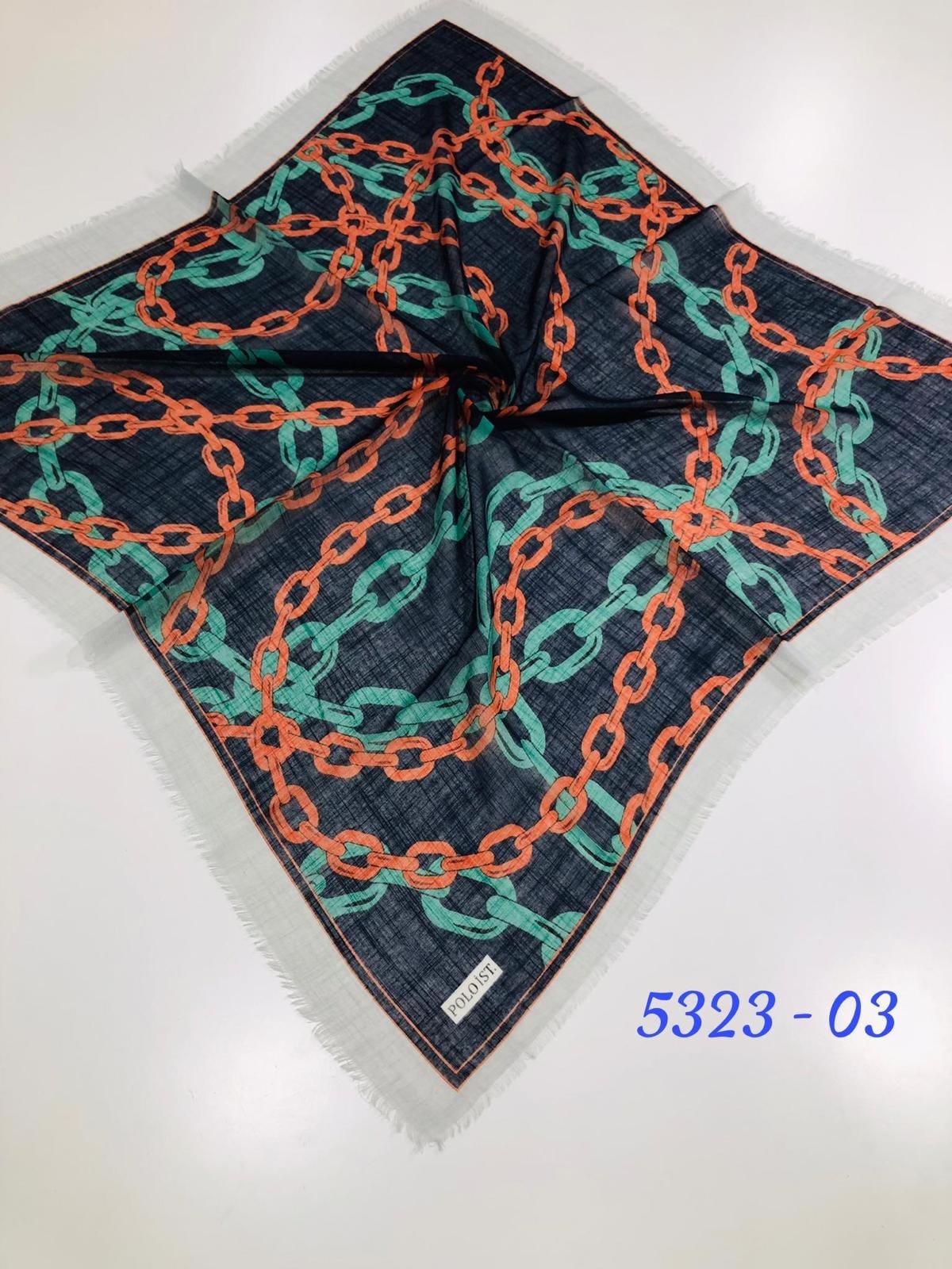 5323  Poloist Flamlı Eşarp
