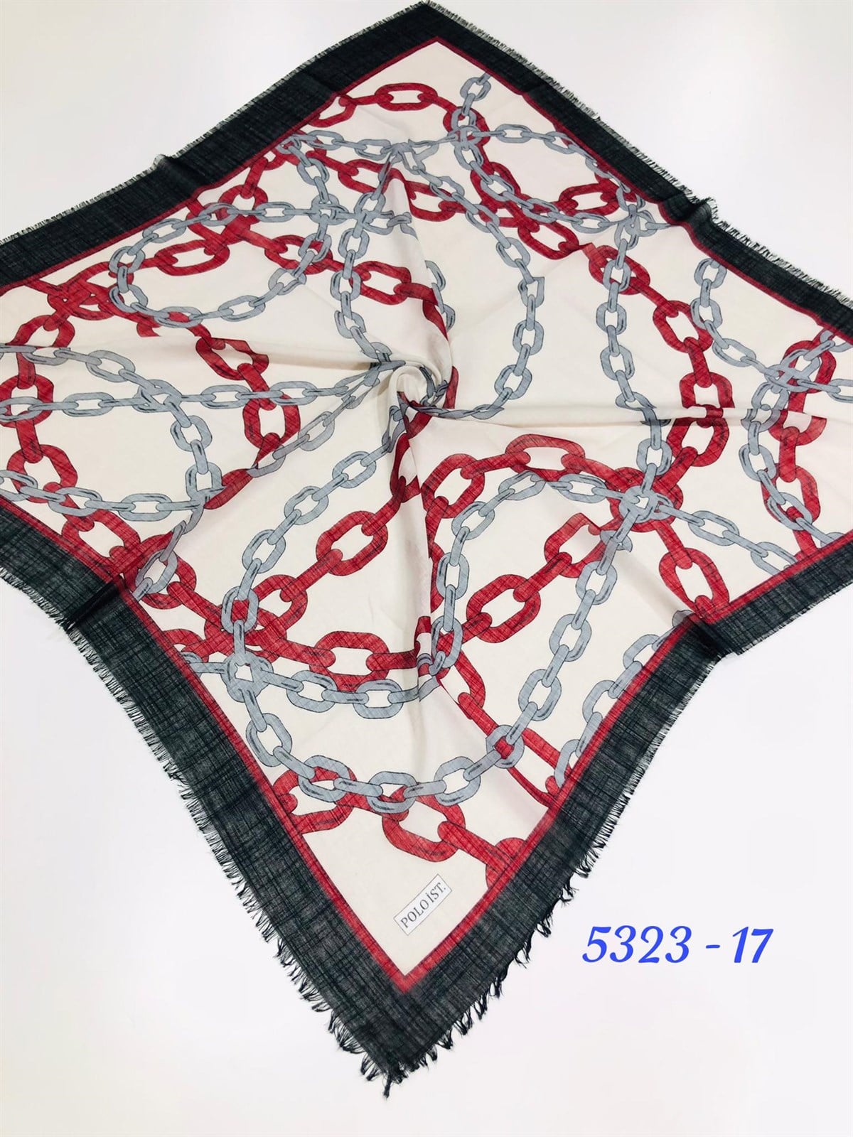 5323  Poloist Flamlı Eşarp