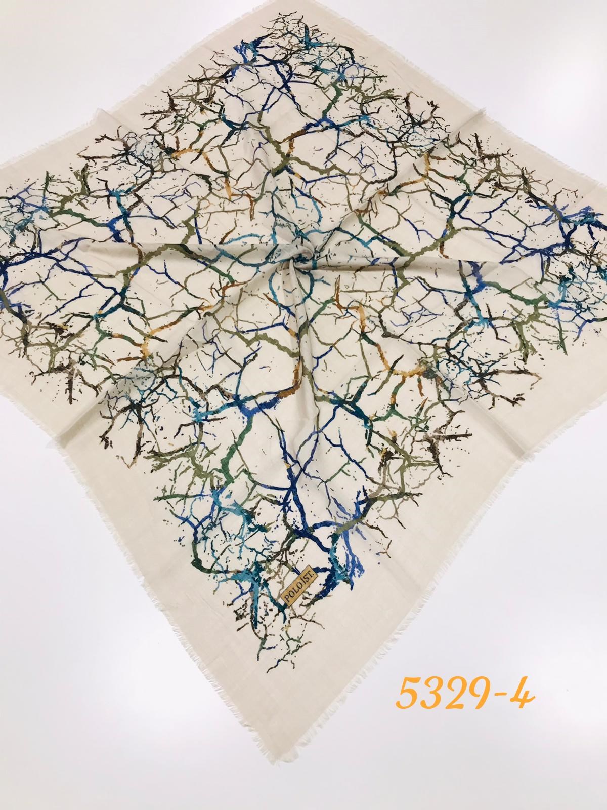 5329 Flamlı Pamuk Eşarp