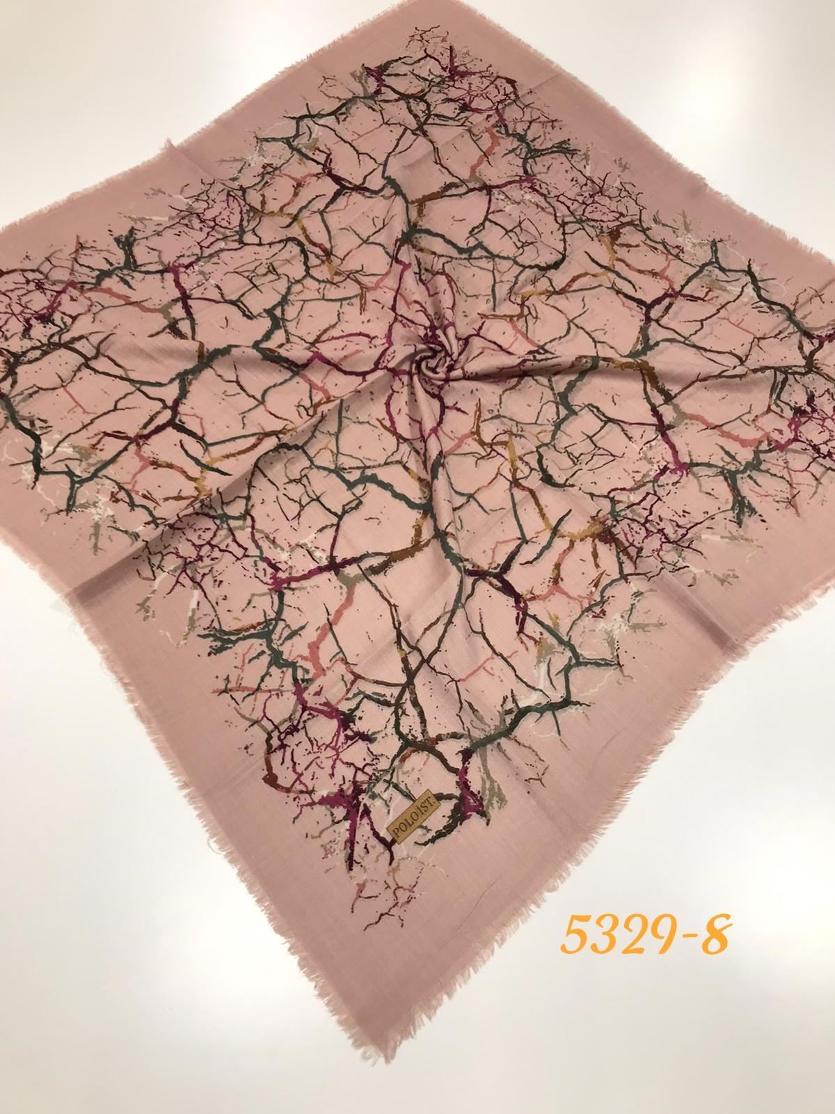 5329 Flamlı Pamuk Eşarp