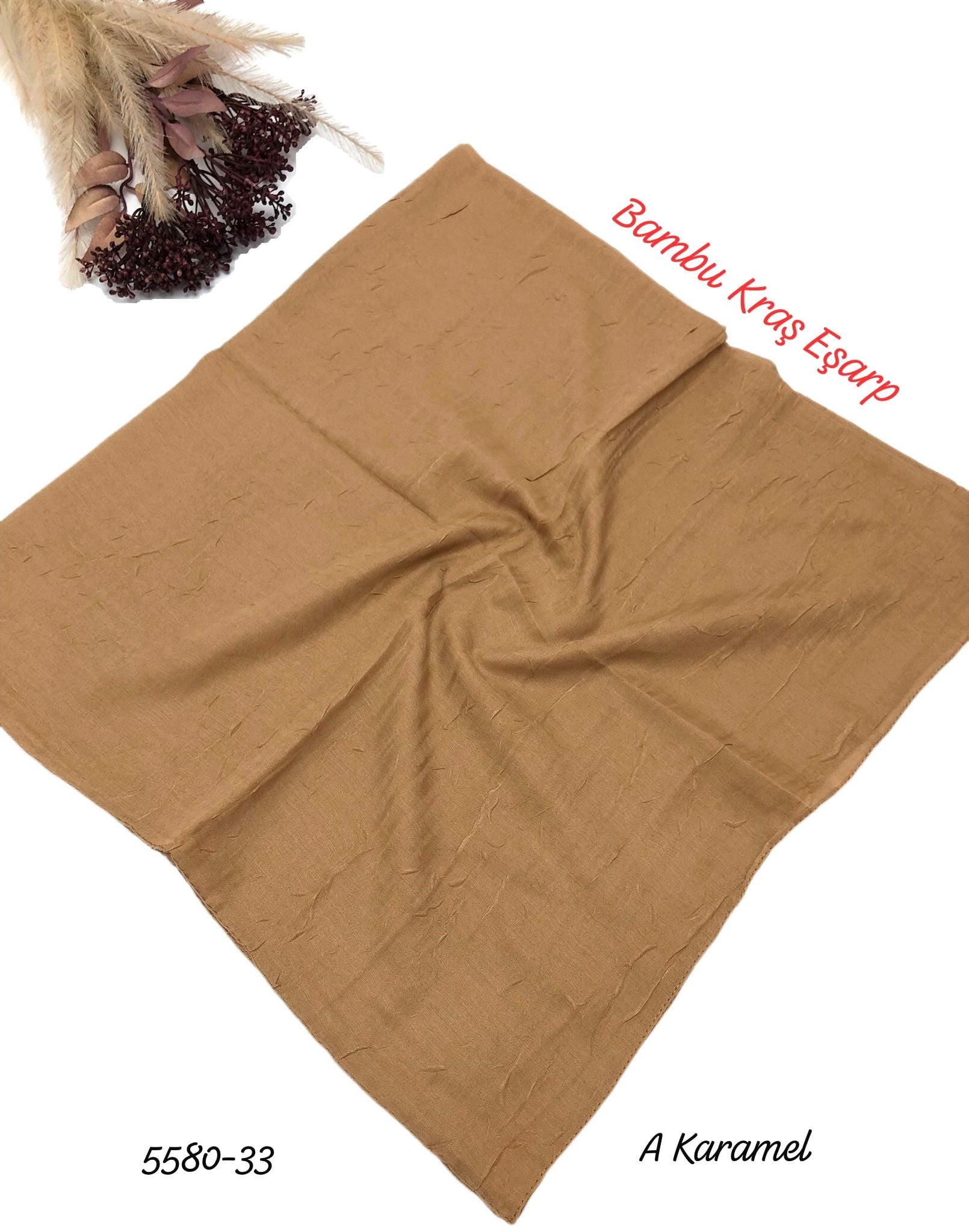 5580 Bambu Kraş Eşarp