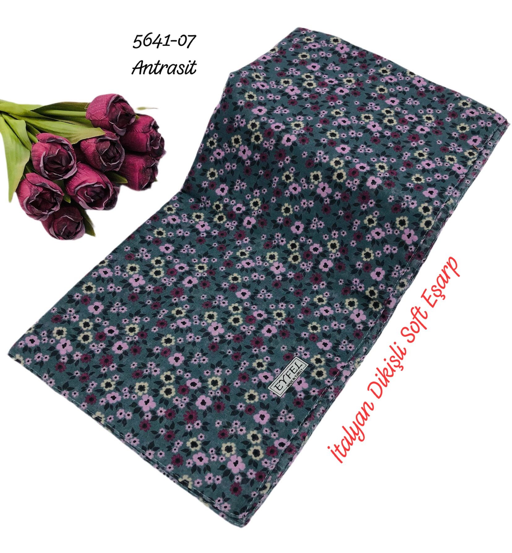 5641 İtalyan Dikişli (Yazlık) Soft Eşarp