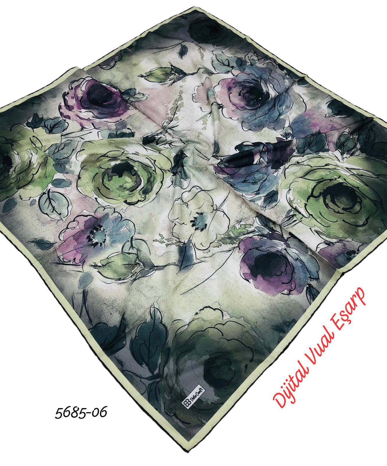 5685 Dijital Vual Eşarp