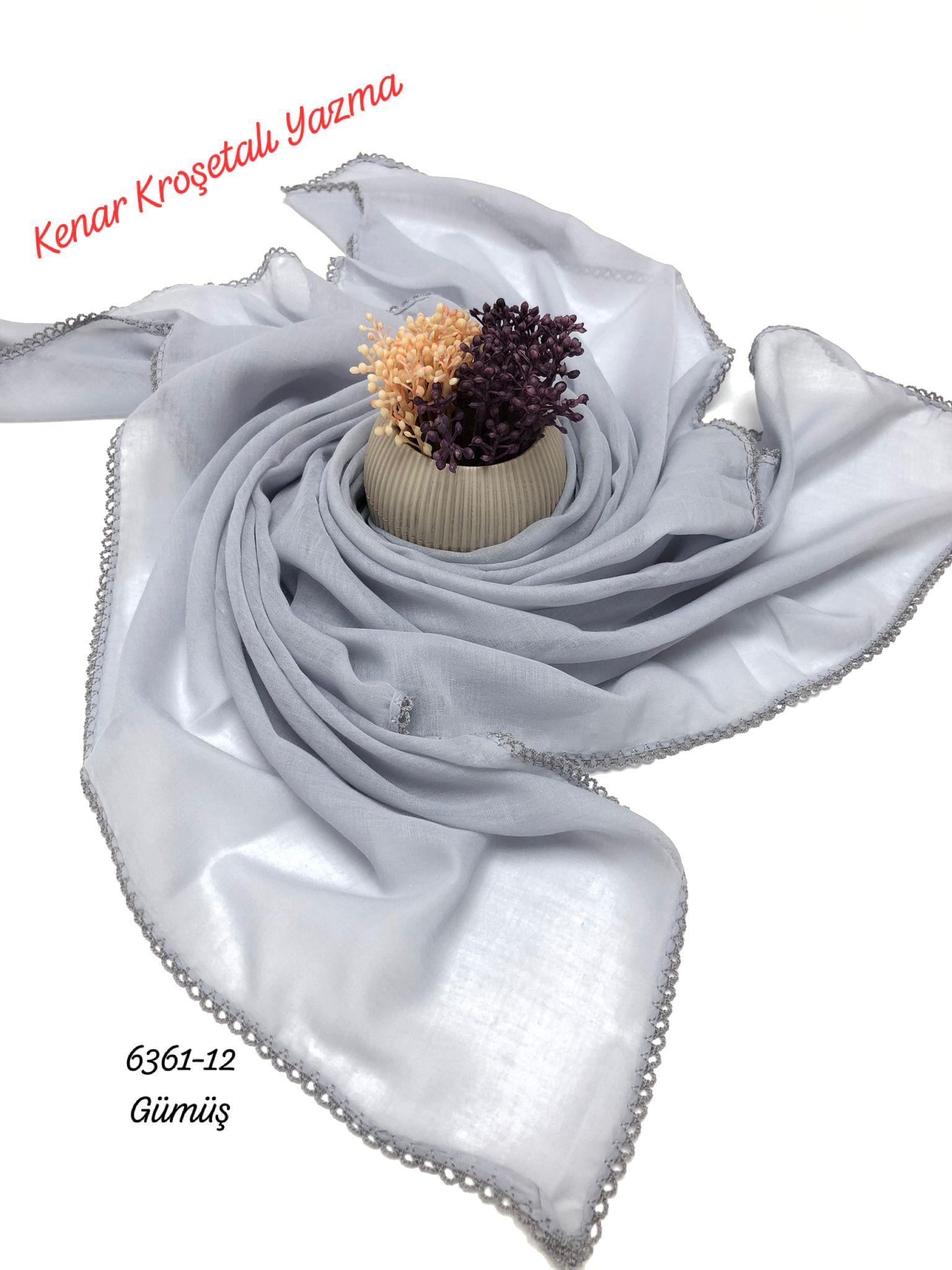 6361 Düz Kenar Kroşetalı (Tığlı ) Yazma