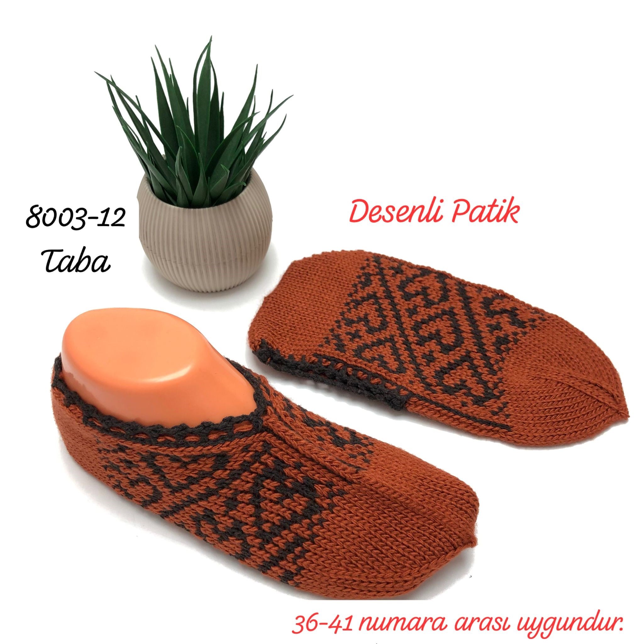8003 Desenli Patik