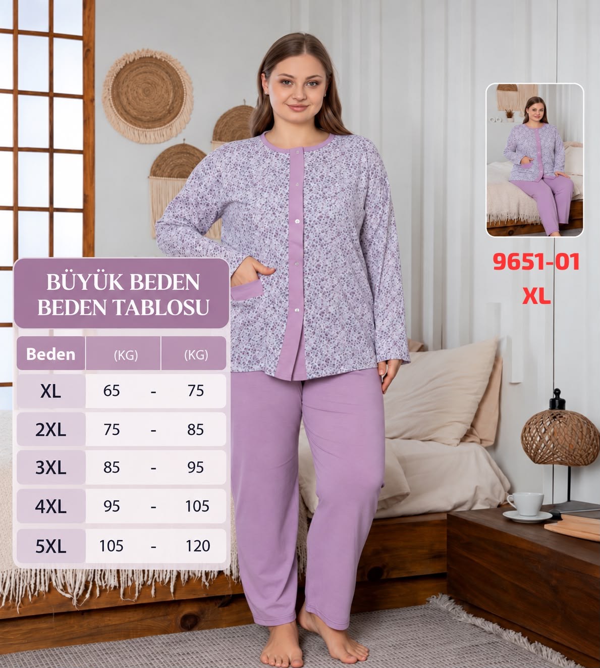 Battal Boy Pijama Takımı