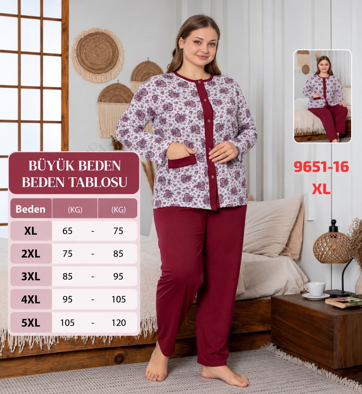 Battal Boy Pijama Takımı