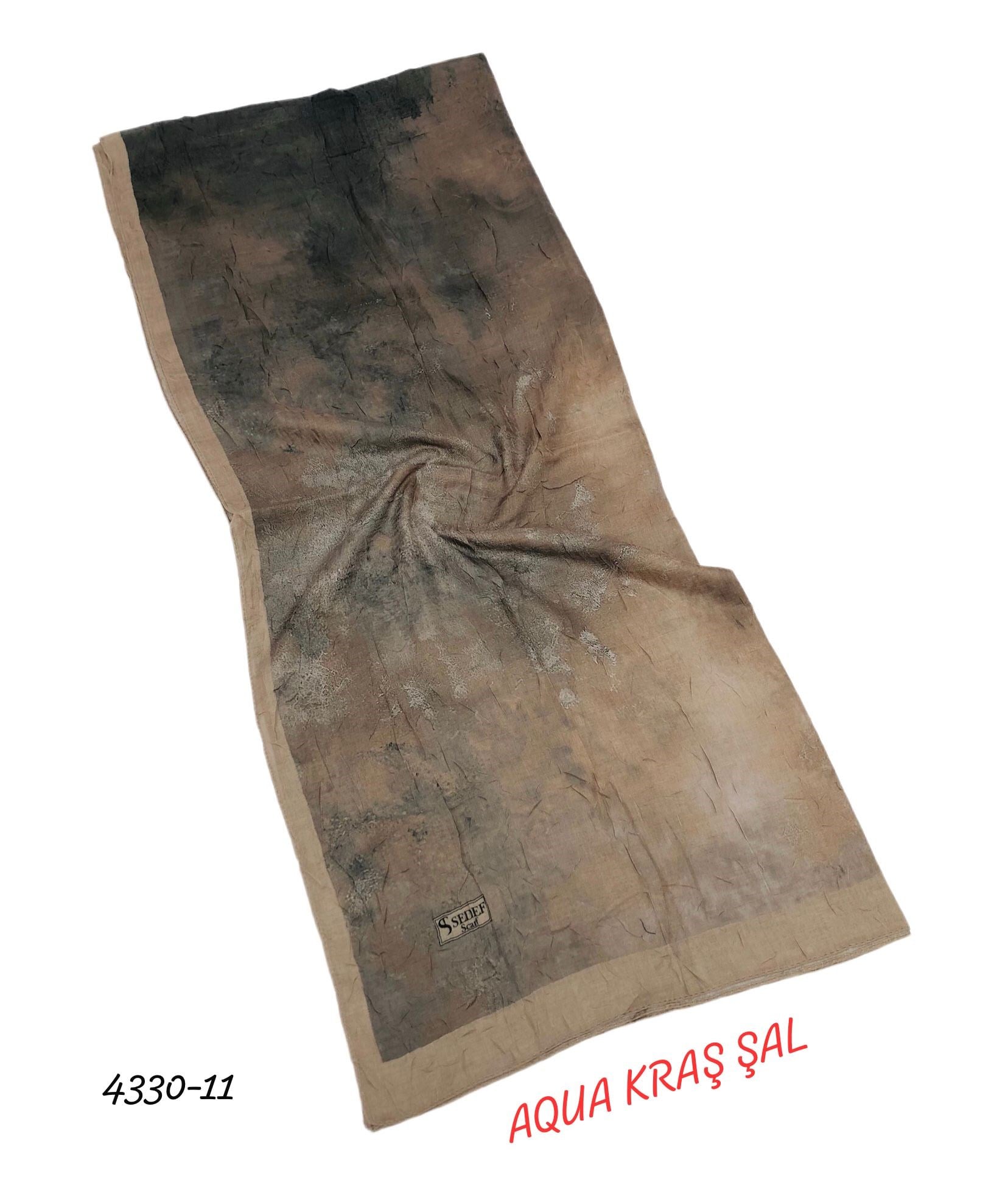Desenli Bambu Aqua Kraş Şal Kaliteli