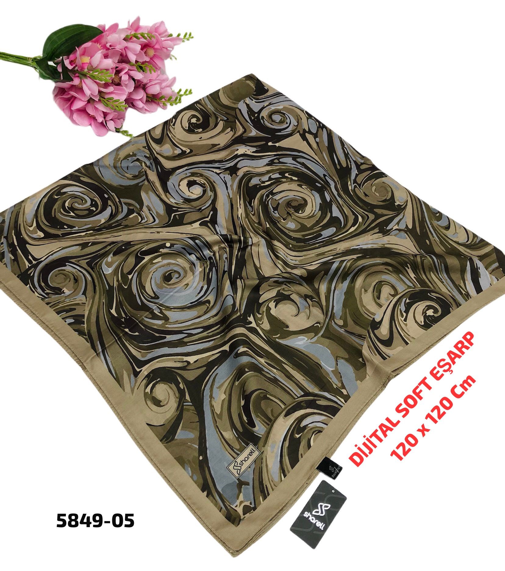 Dijital Soft Eşarp 120cm