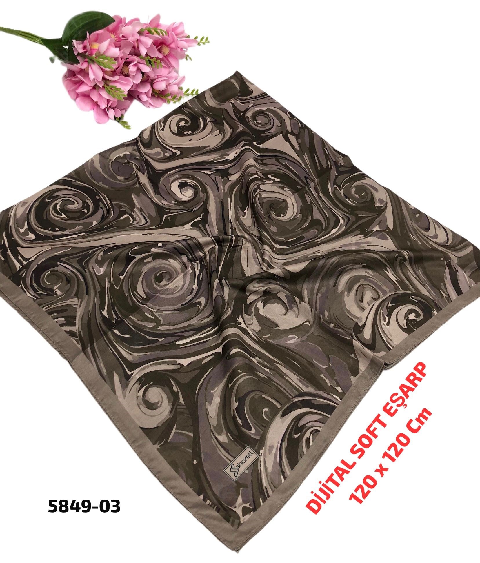 Dijital Soft Eşarp 120cm