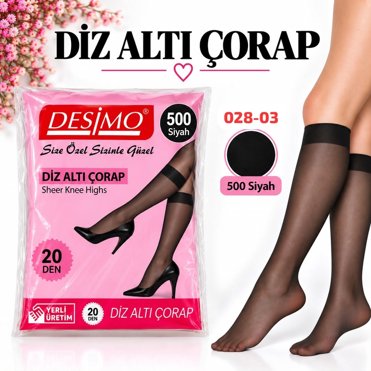 Diz Altı Çorap