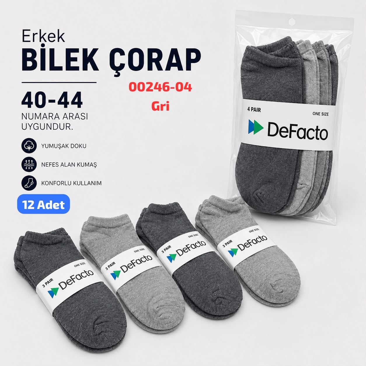Erkek Bilek Çorap
