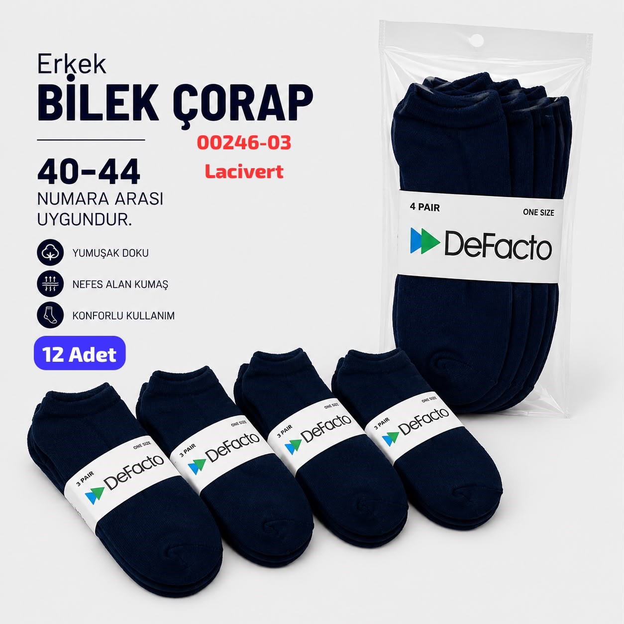 Erkek Bilek Çorap