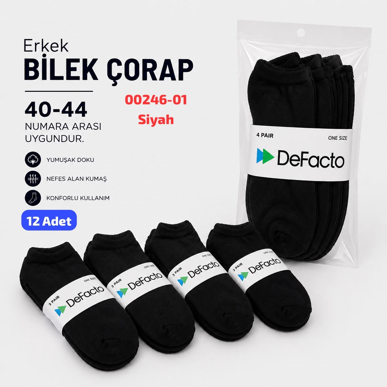 Erkek Bilek Çorap