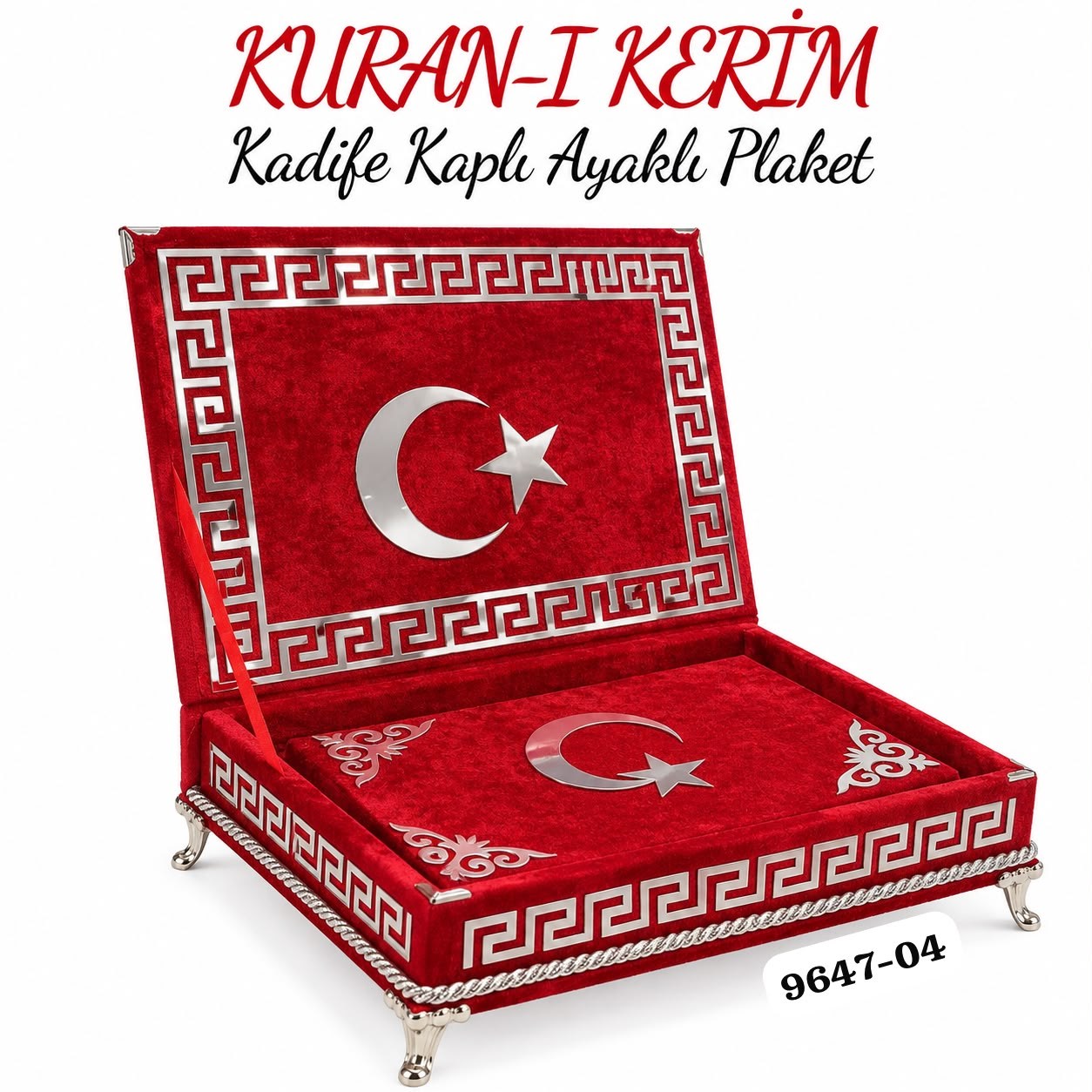 Kadife Kuranı Kerim Ayaklı