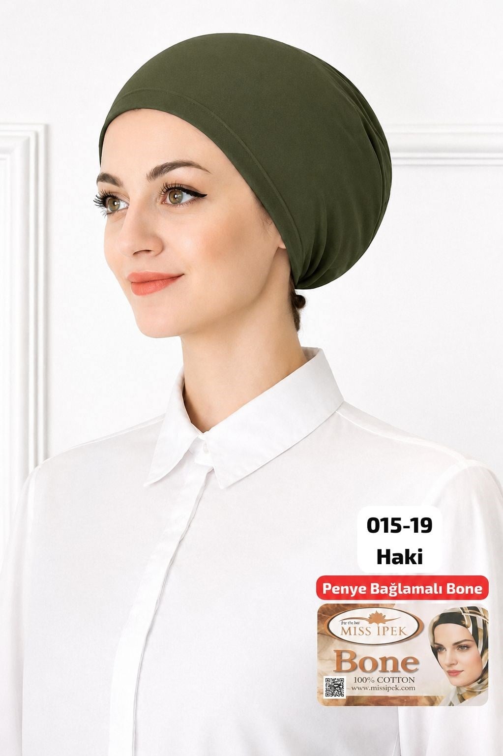 Lüks Penye Bağlamalı Bone