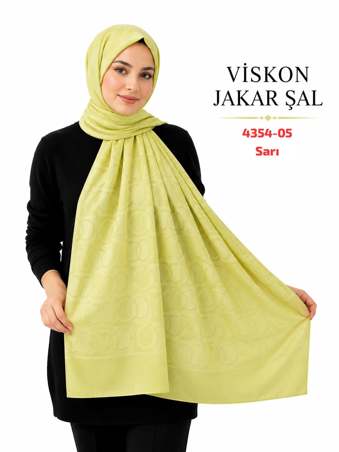 Lüx Viskon Jakar Şal