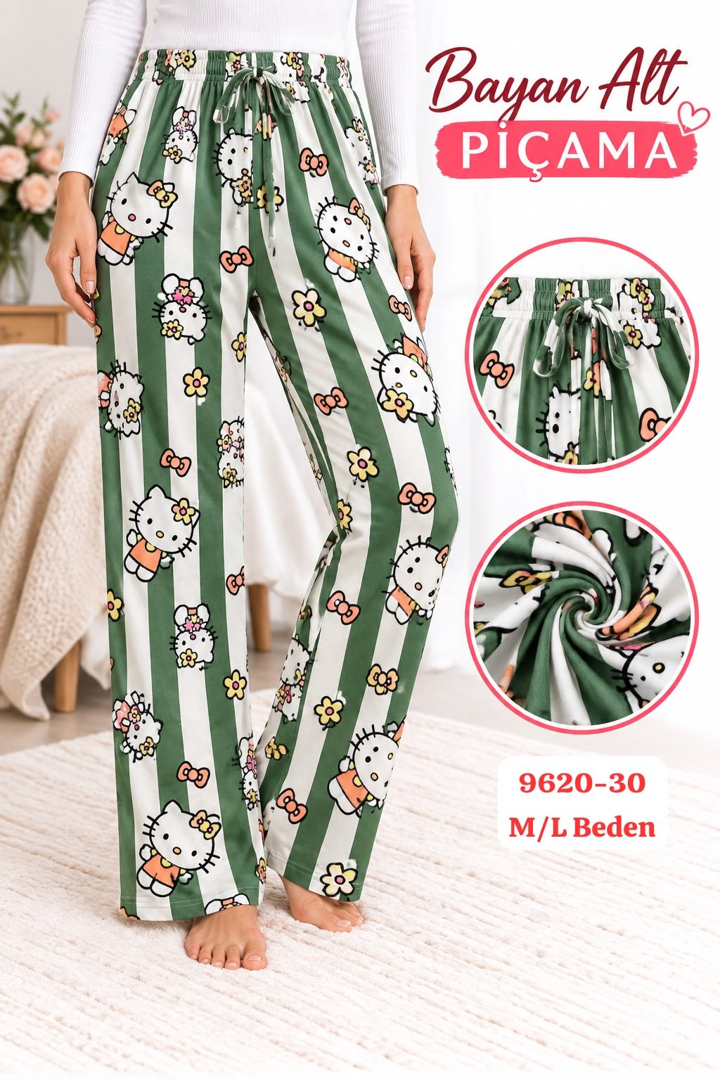 Milan Alt Pijama Lüks