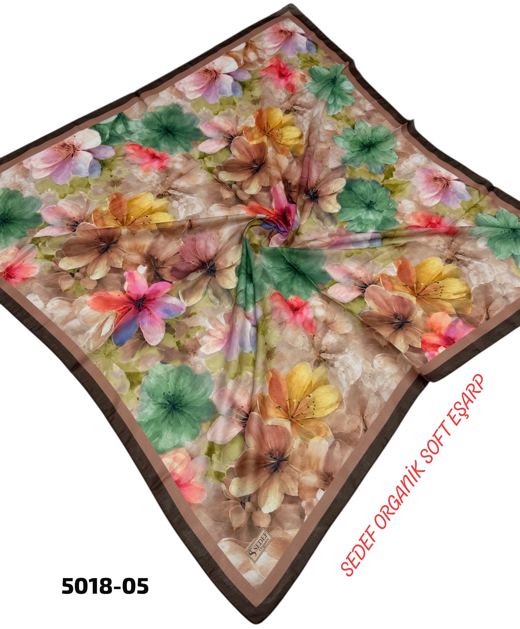 Sedef Organik Soft Eşarp