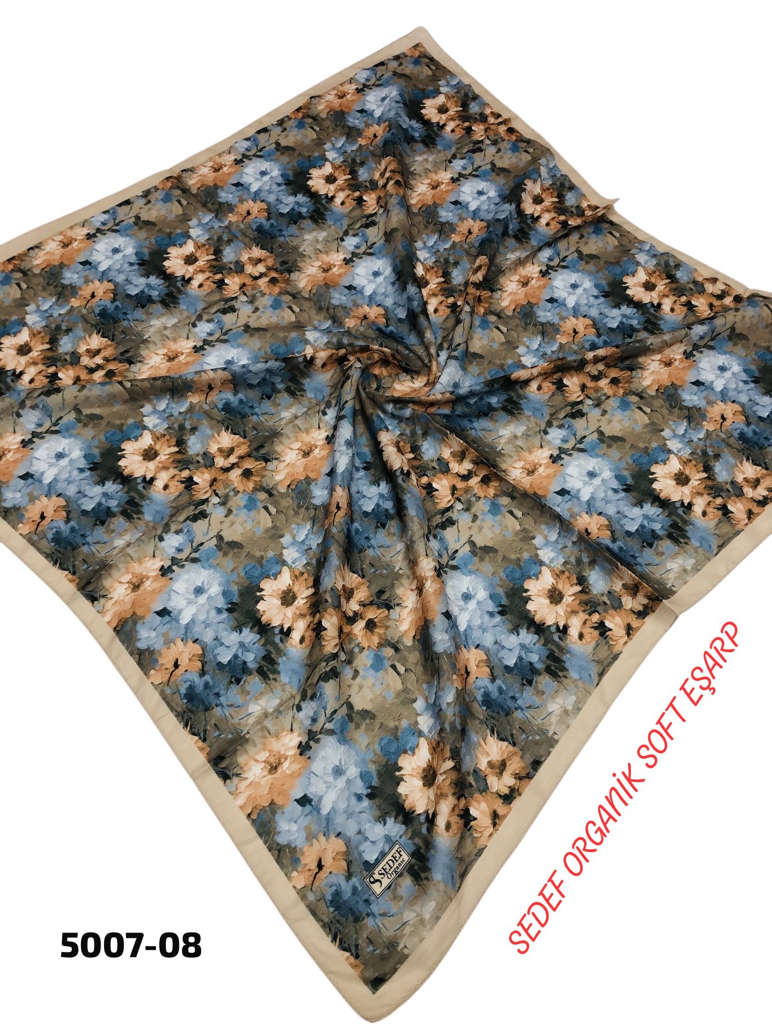 Sedef Organik Soft Eşarp