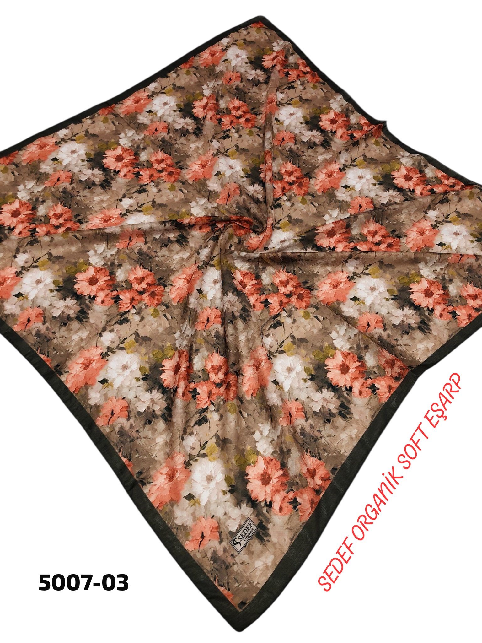 Sedef Organik Soft Eşarp