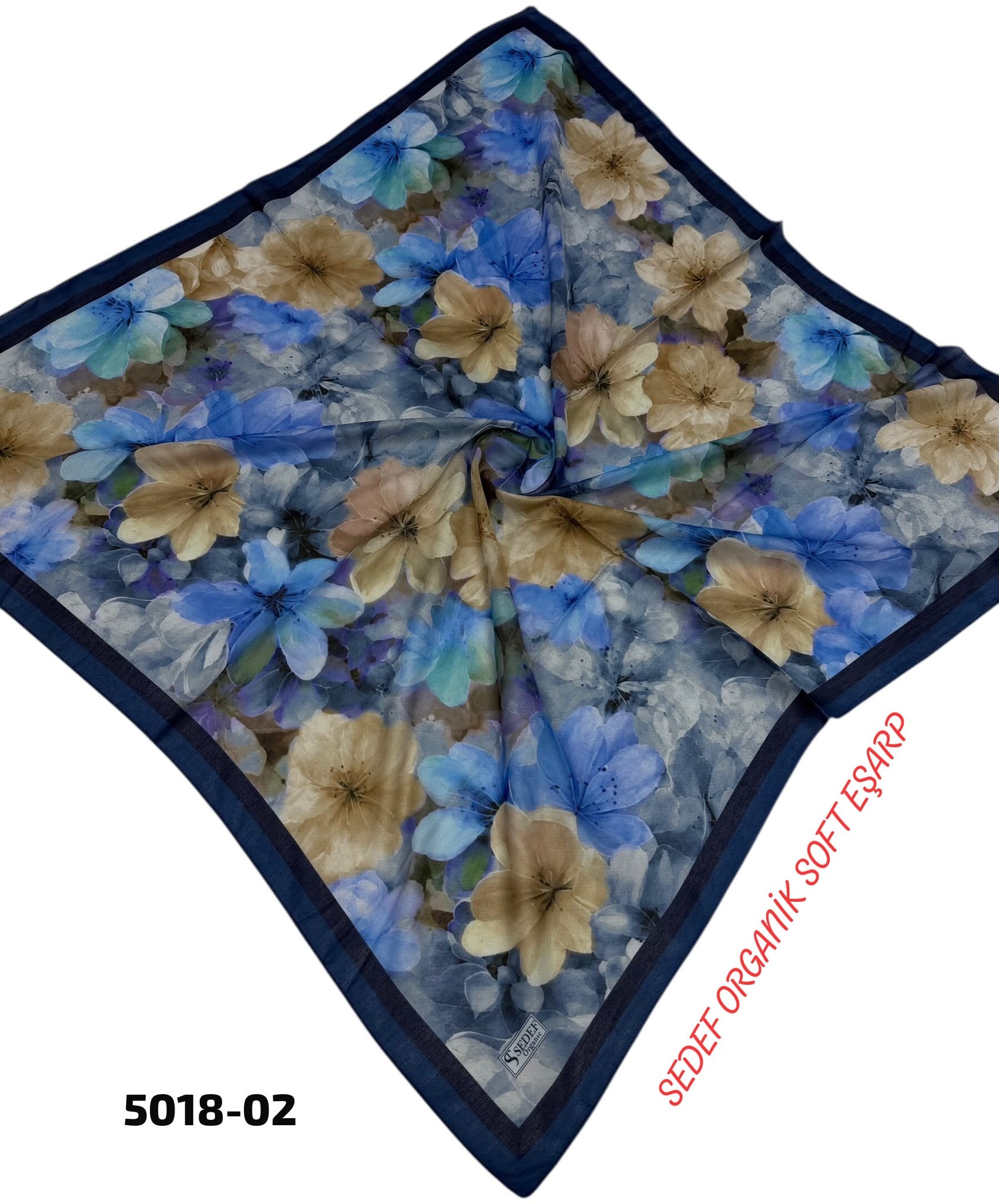 Sedef Organik Soft Eşarp