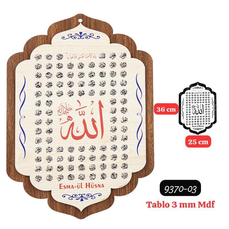 Tablo 3mm Mdf
