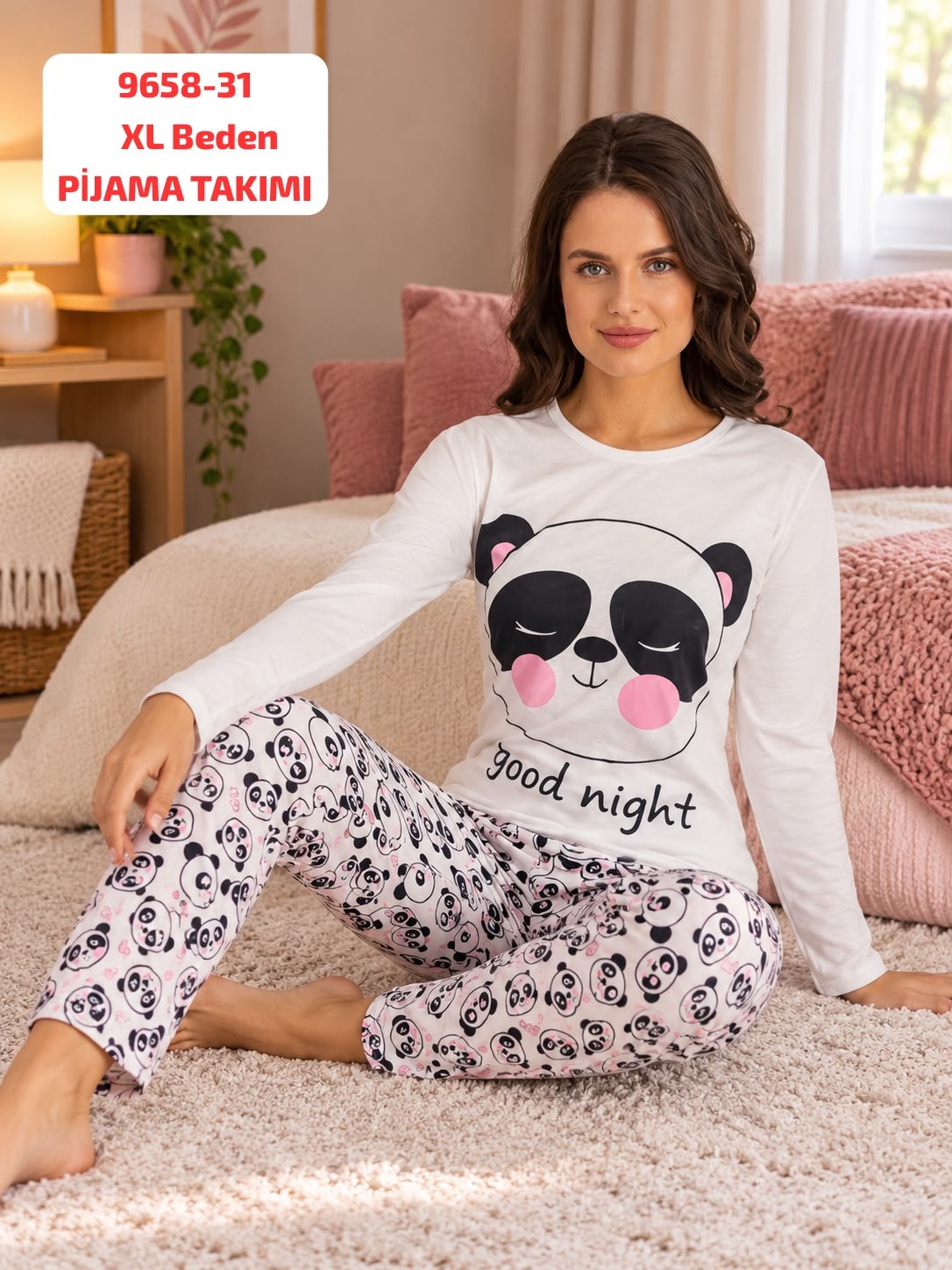 Viskon Pijama Takımı