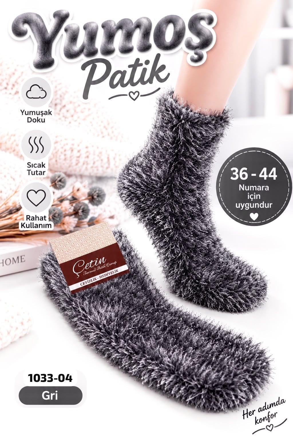 Yumoş Patik Çorap