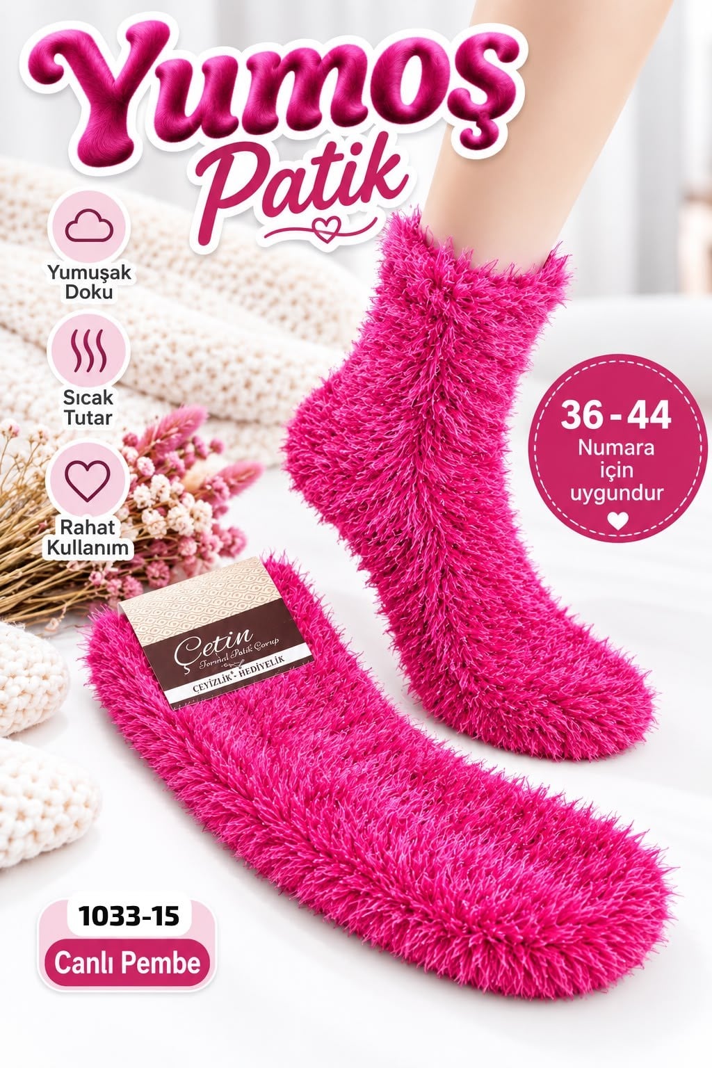 Yumoş Patik Çorap
