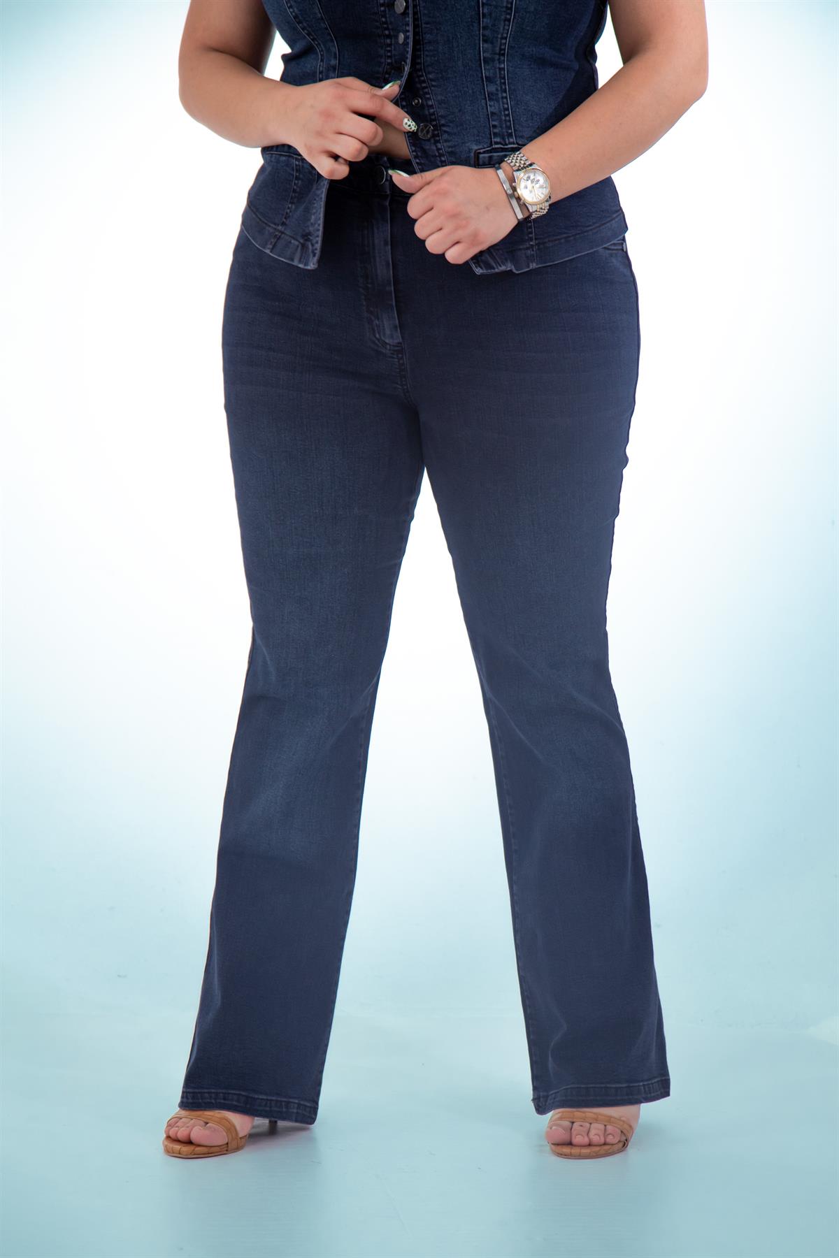 Büyük Beden 1220024 Spain Pantolon  Marsala