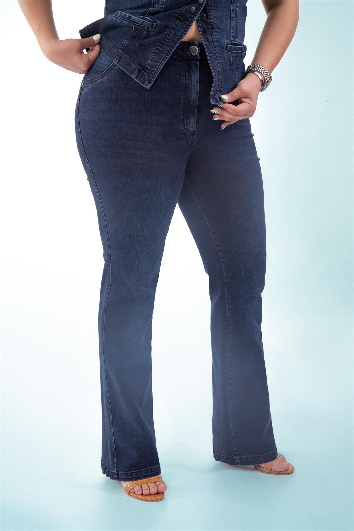 Büyük Beden 1220024 Spain Pantolon  Marsala