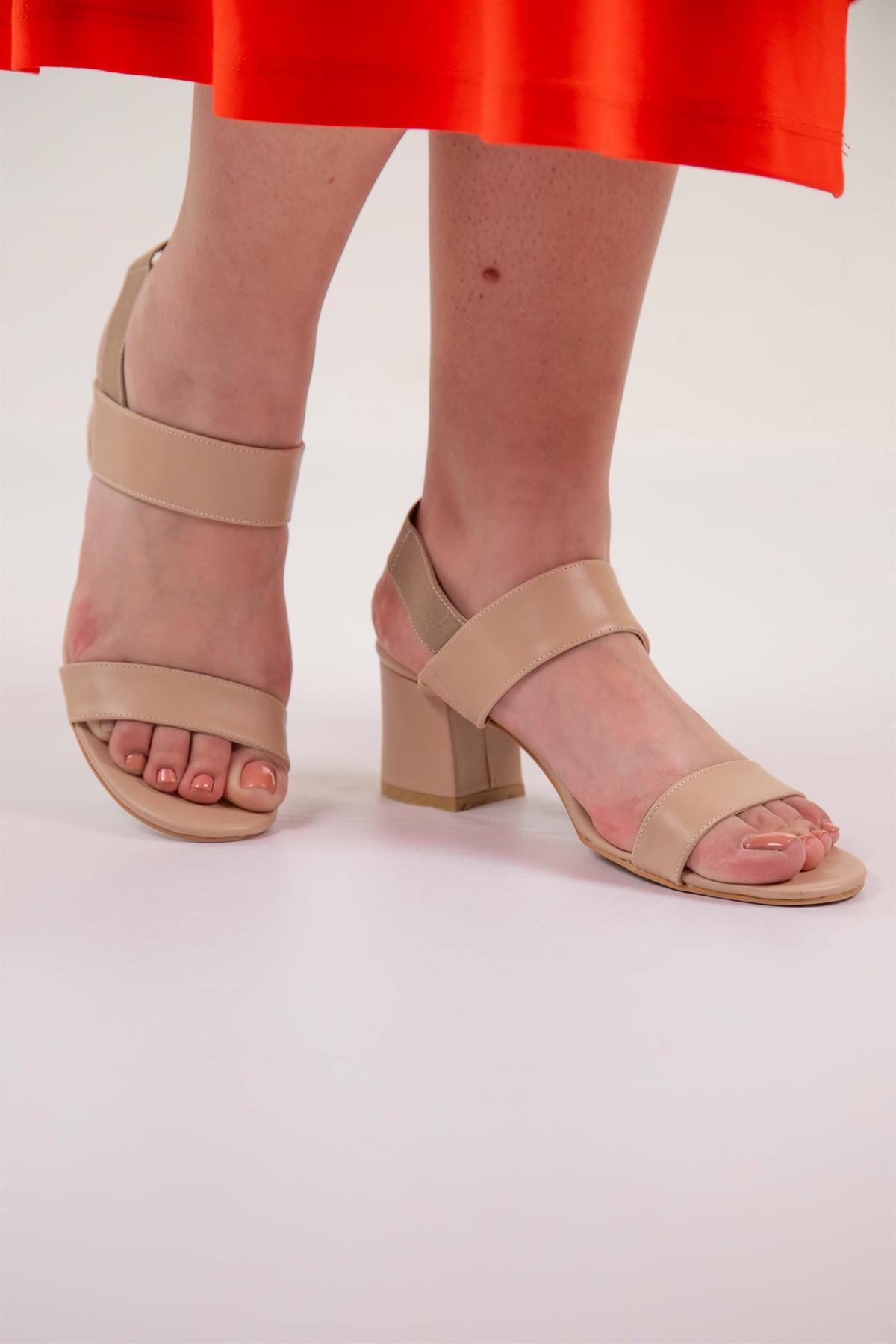 Büyük Beden 2020-01 Ayakkabı Ten Deri