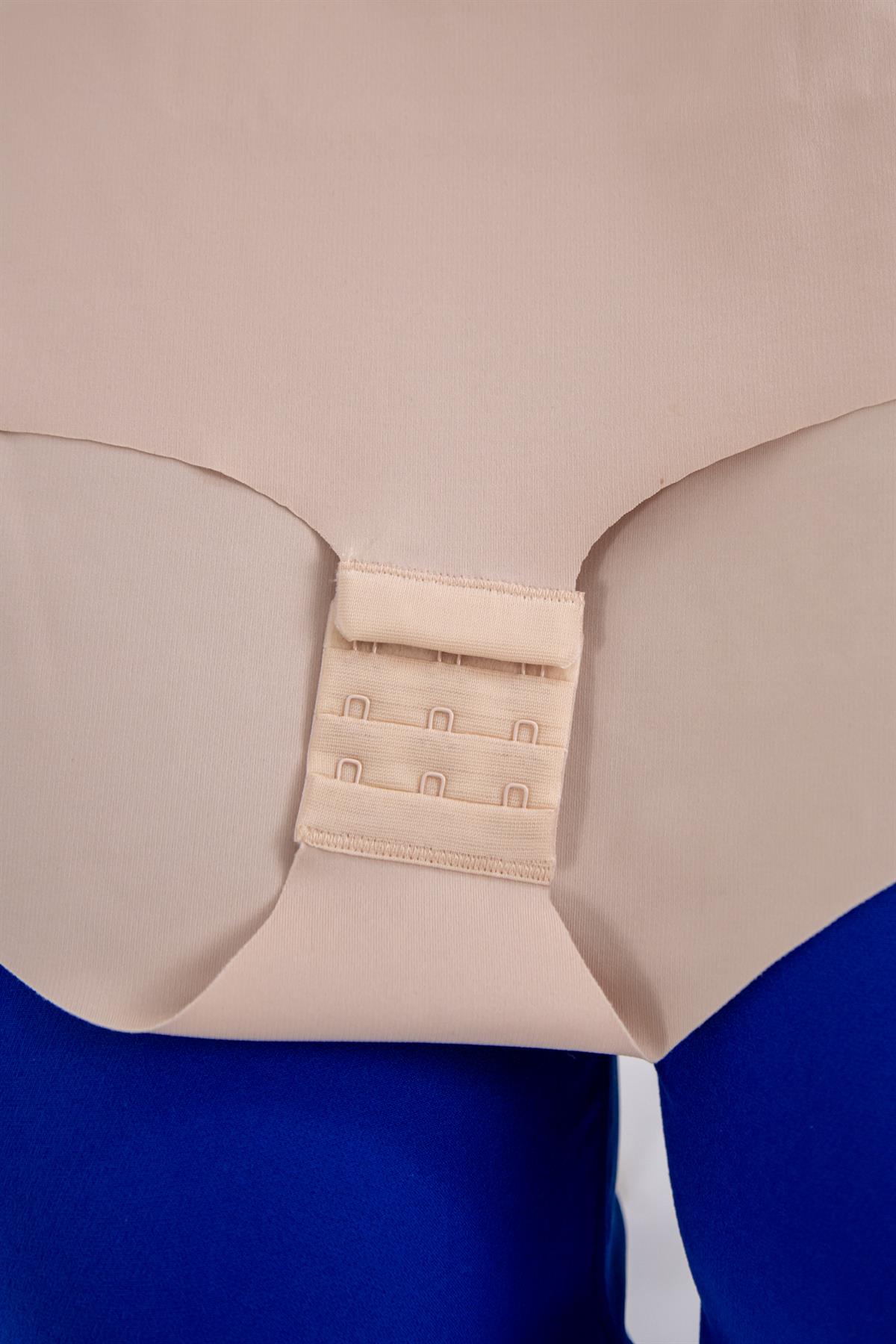 Büyük Beden 2021 Lazewr Kesim Gögüs Altı Bady Korse Ten