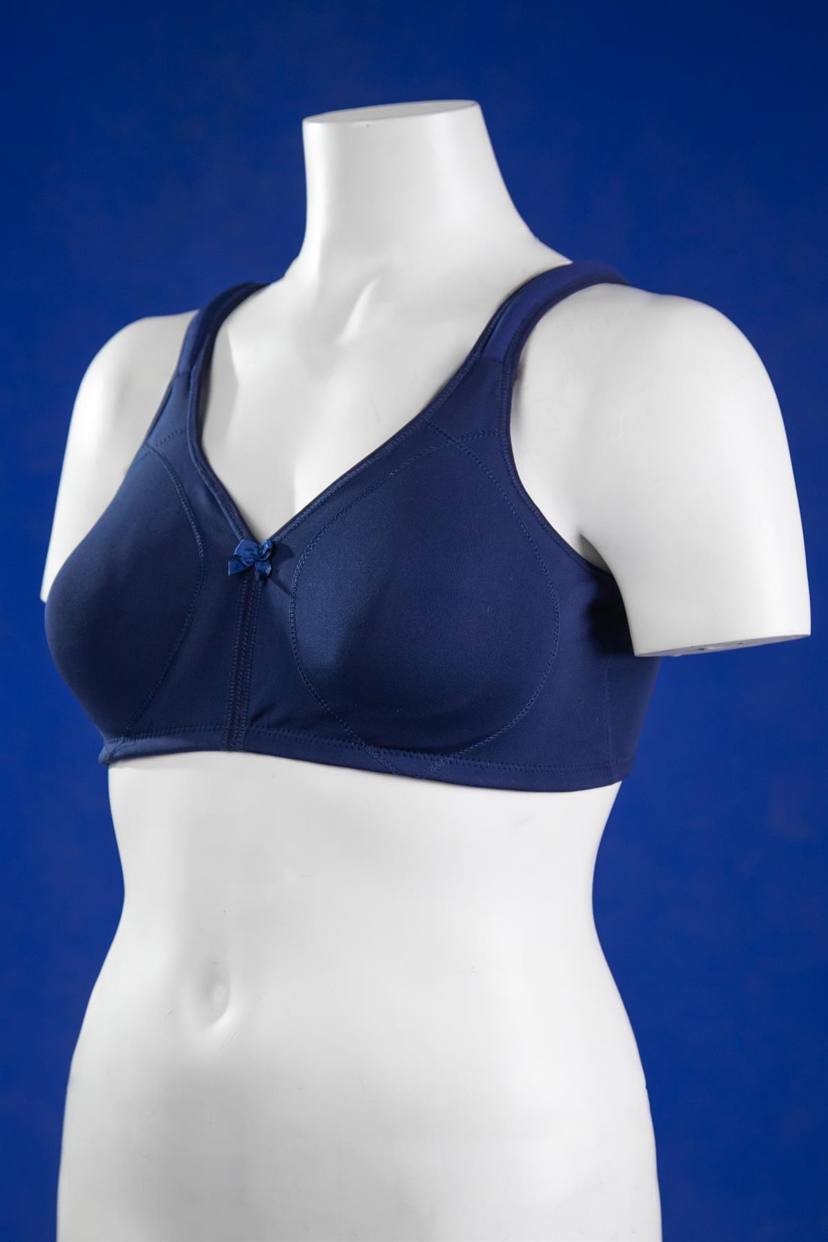 Büyük Beden 2022 Dikişli Toparlayıcı Sütyen Lacivert