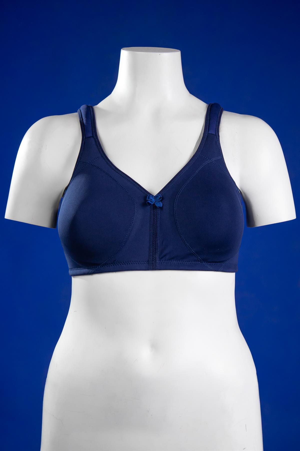 Büyük Beden 2022 Dikişli Toparlayıcı Sütyen Lacivert