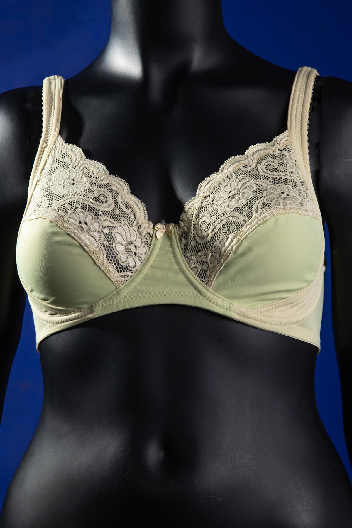 Büyük Beden 2100 Dantelli Toparlayıcı Sütyen Ten