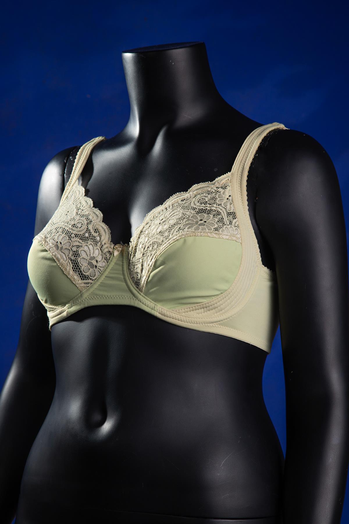 Büyük Beden 2100 Dantelli Toparlayıcı Sütyen Ten