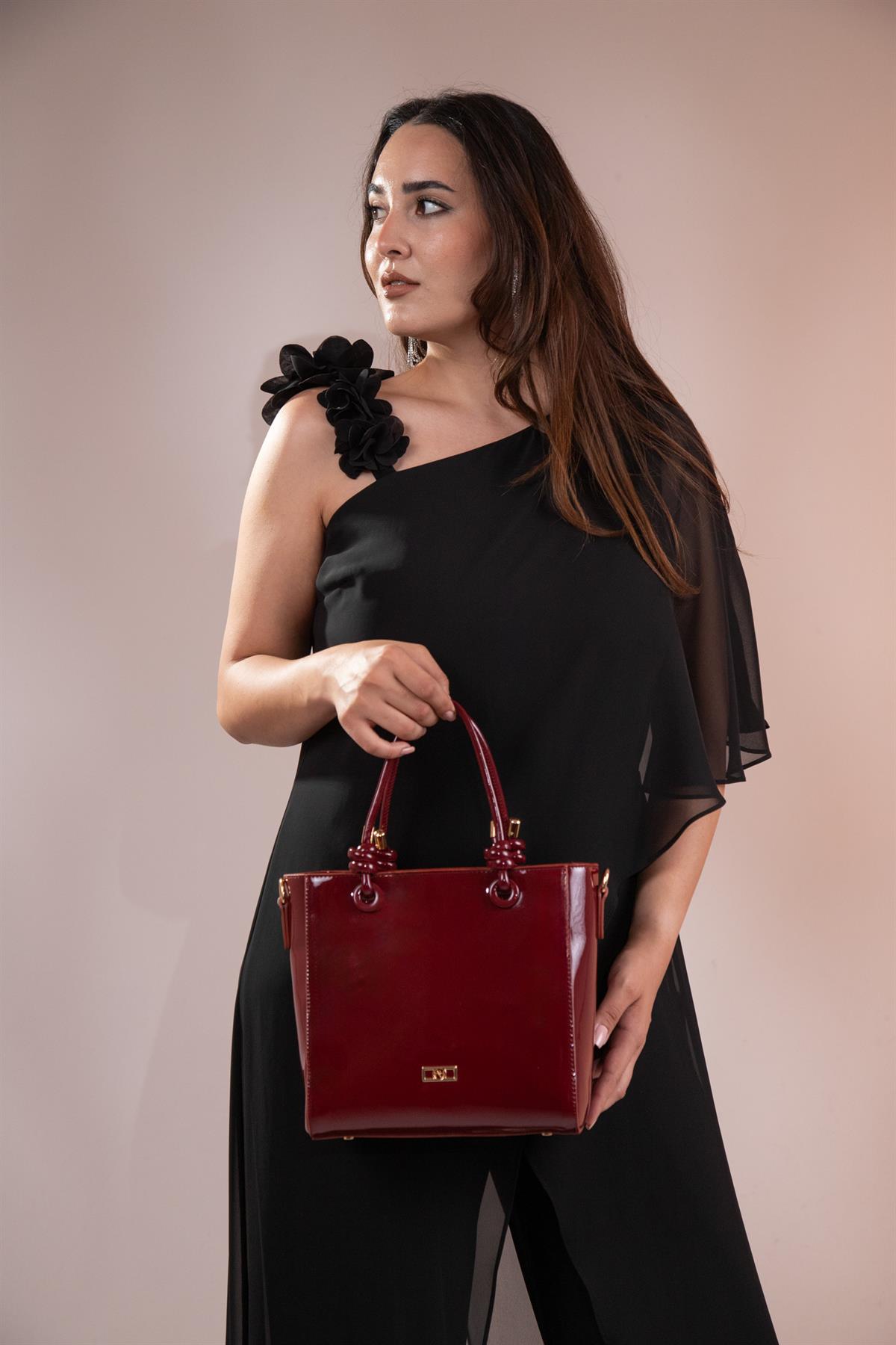 Büyük Beden 222ad3098 Çanta Bordo