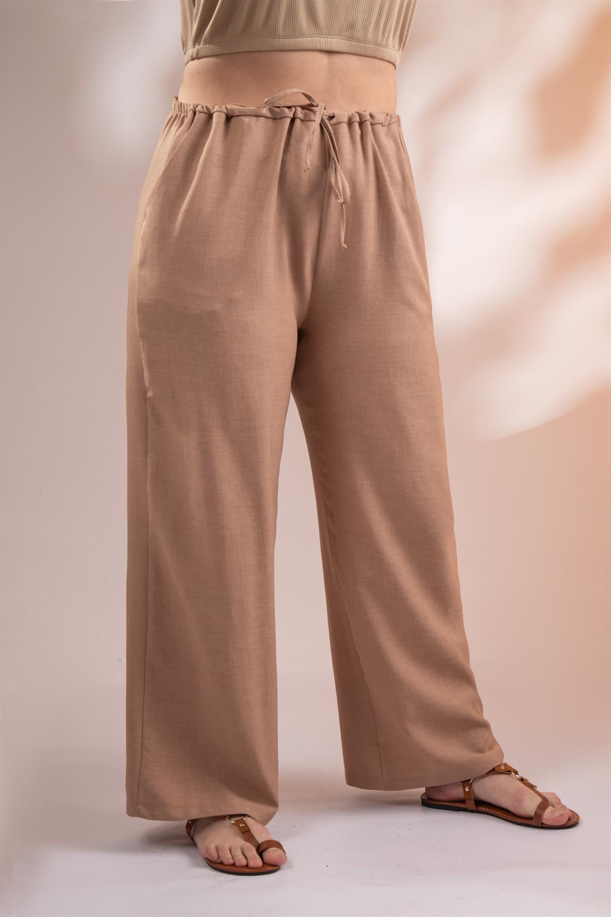 Büyük Beden 3330382 Pantolon  Camel