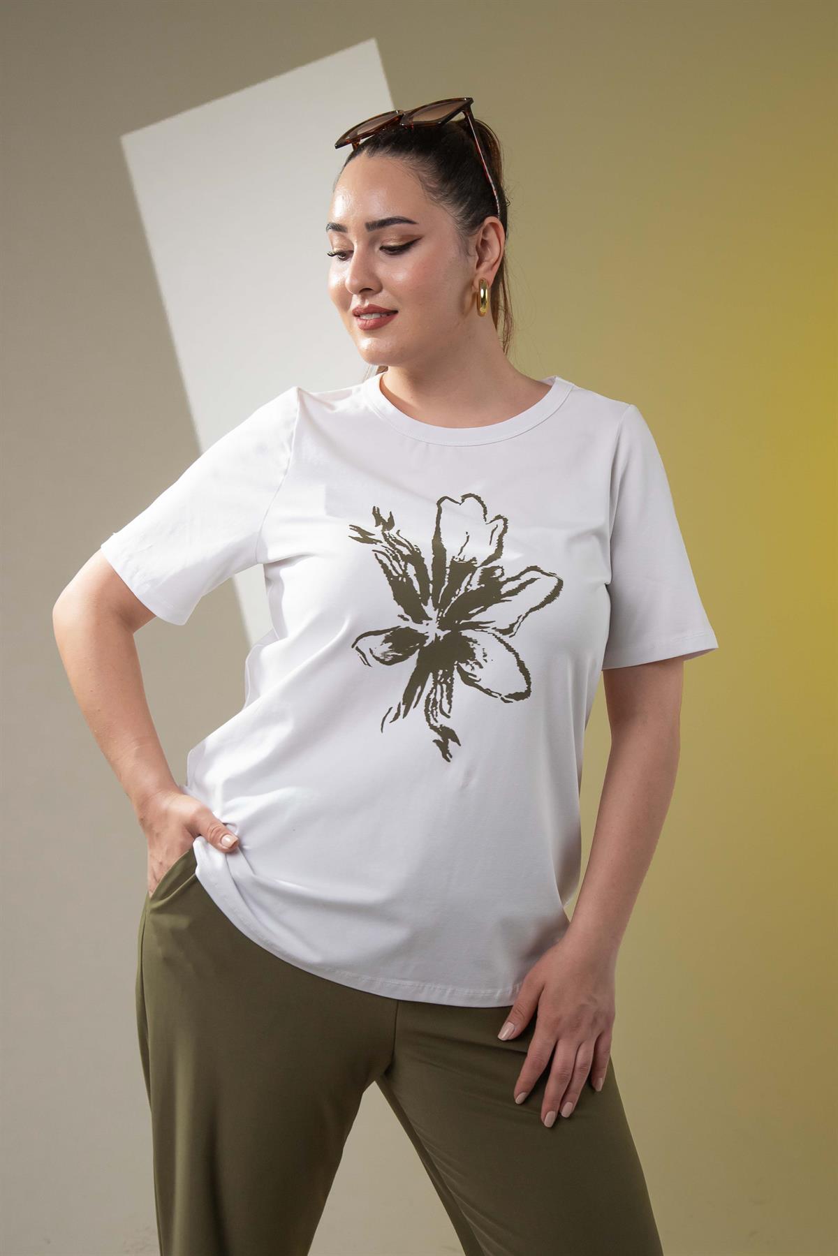 Büyük Beden 3330398 3lü Takım Haki