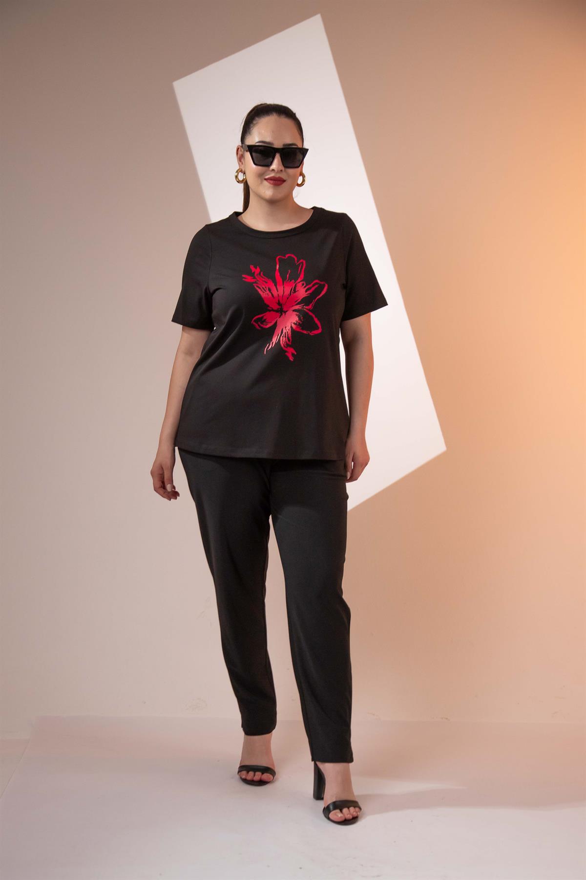 Büyük Beden 3330398 3lü Takım Kırmızı