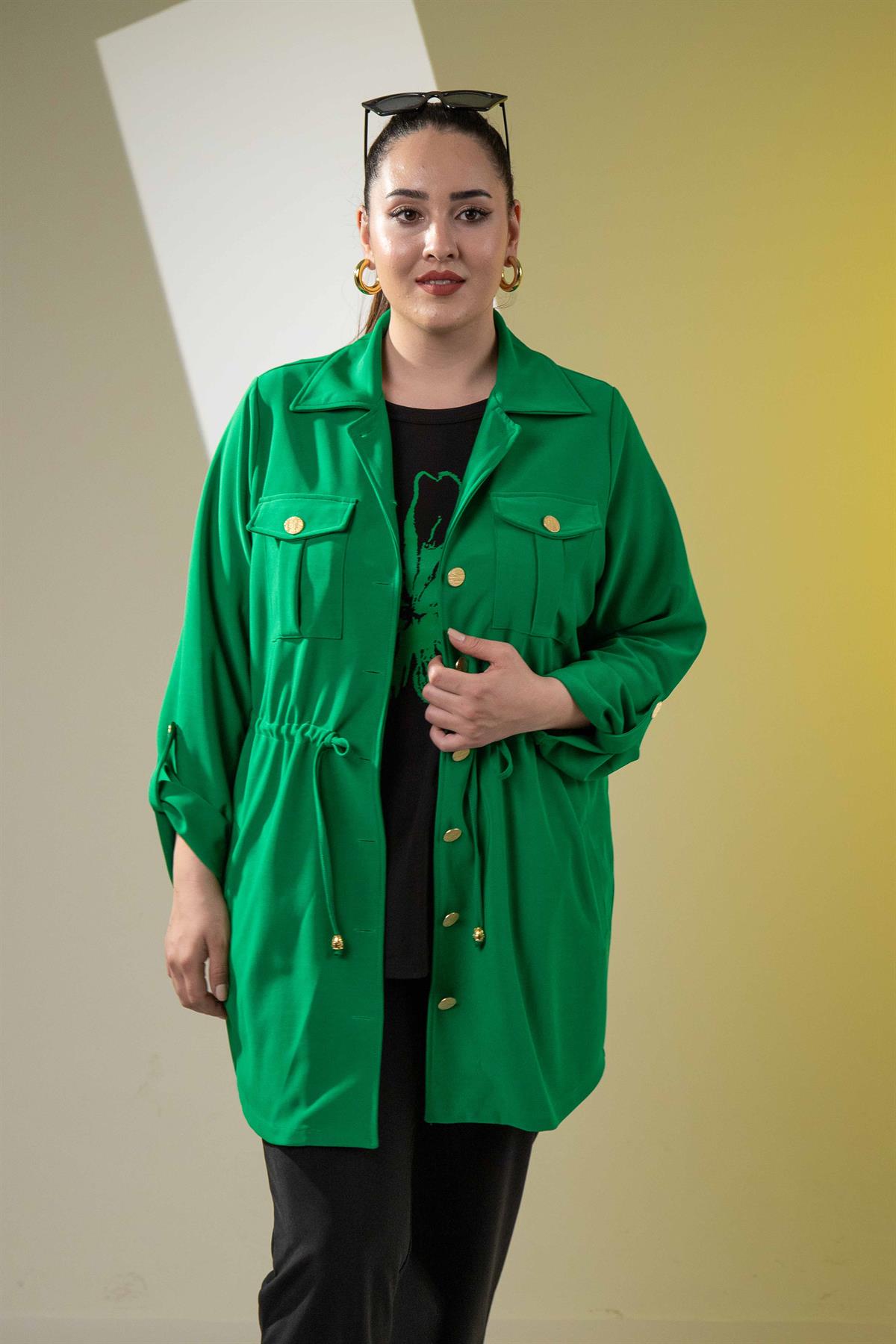 Büyük Beden 3330398 3lü Takım Yeşil