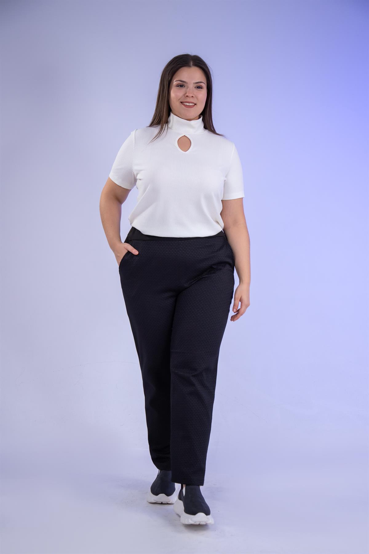 Büyük Beden 3330703 Pantolon Siyah