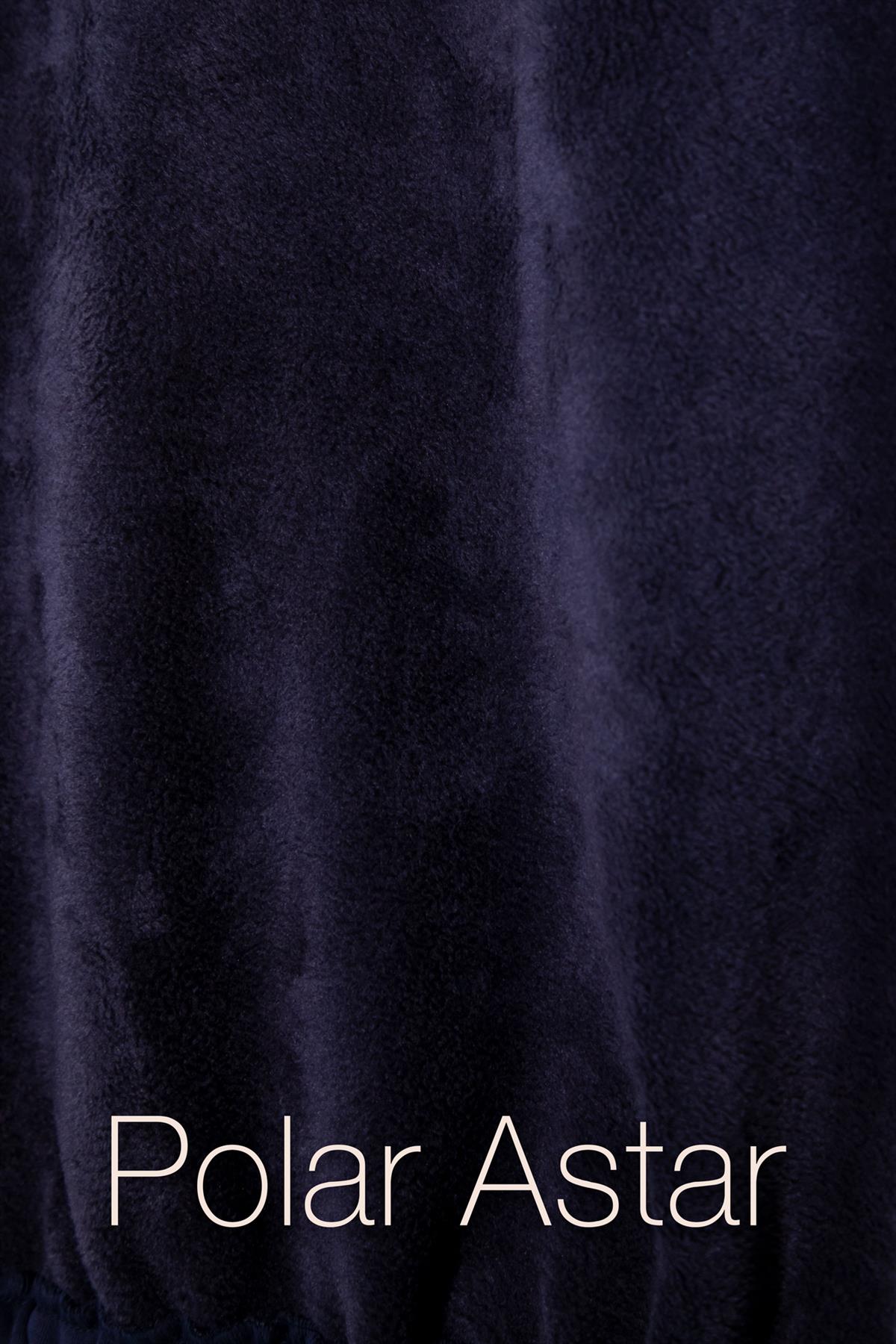 Büyük Beden 333443 Şertli Polar Sweat Lacivert