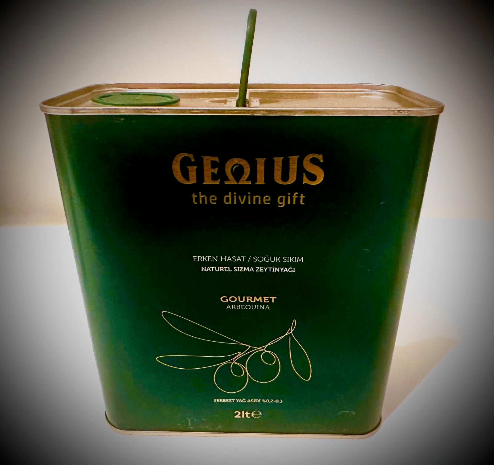 Genius 4 ADET GENIUS GOURMET İKİ (2) LT TENEKE 001