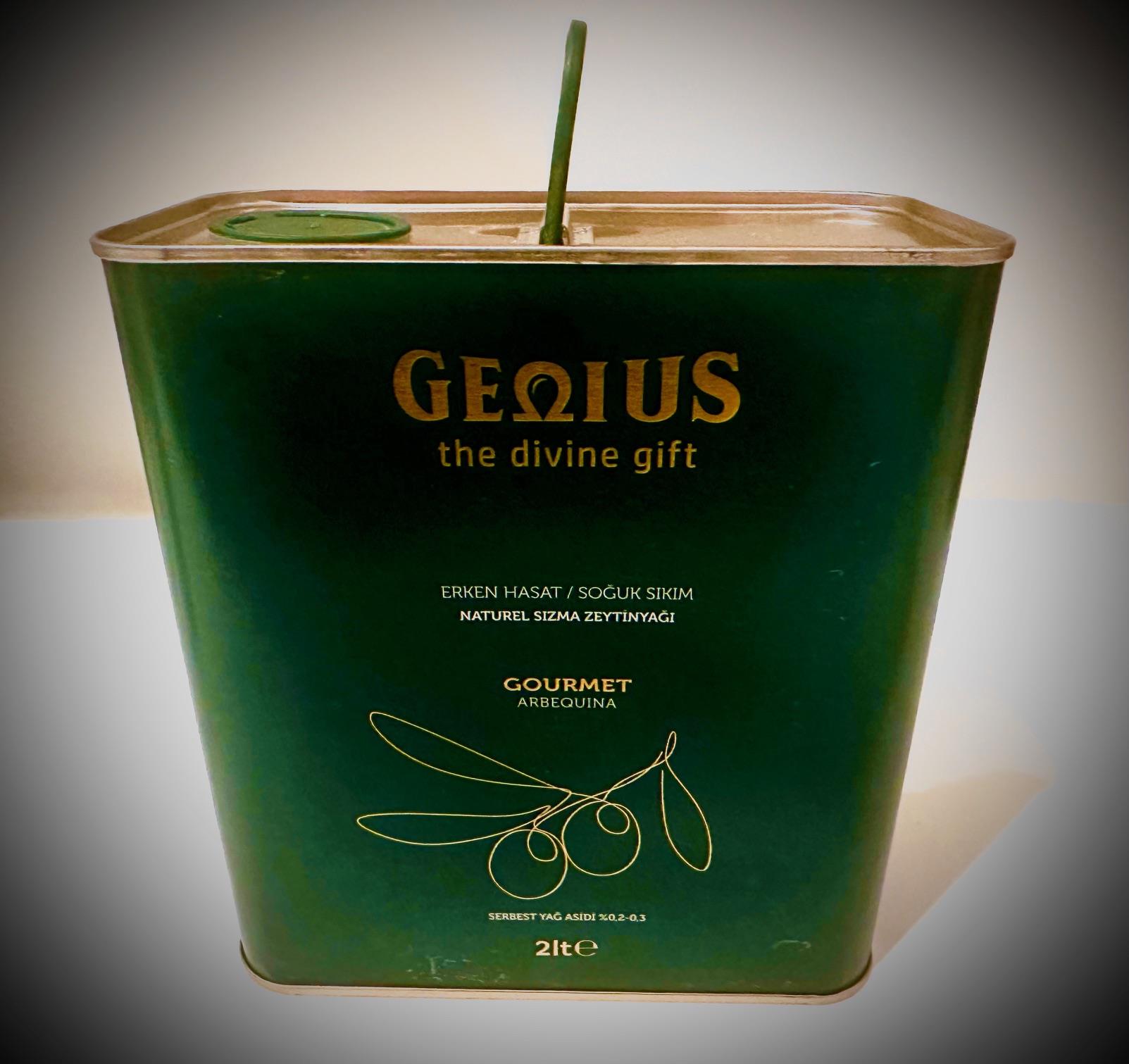 Genius 5 ADET GENIUS GOURMET İKİ (2) LT TENEKE 001