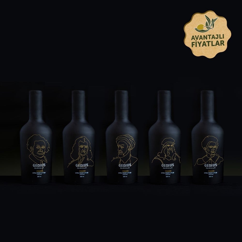 Genius GENIUS İLK HASAT * FIRST HARVEST PREMIUM 5 Lİ SET * 5 BOTTLES (5 X 500 ML) 0010