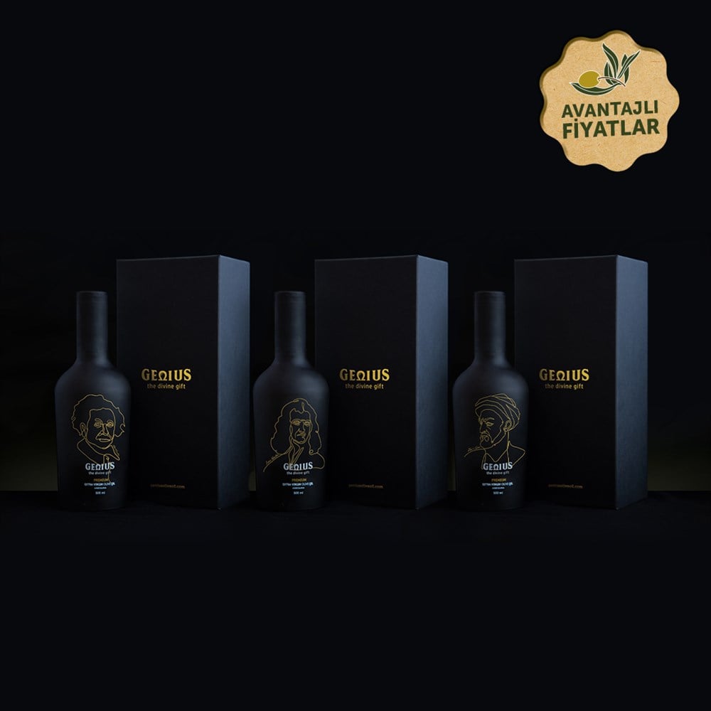 Genius GENIUS İLK HASAT * FIRST HARVEST PREMIUM 3 LÜ SET * 3 BOTTLES (3 X 500 ML) / KUTULU 0013