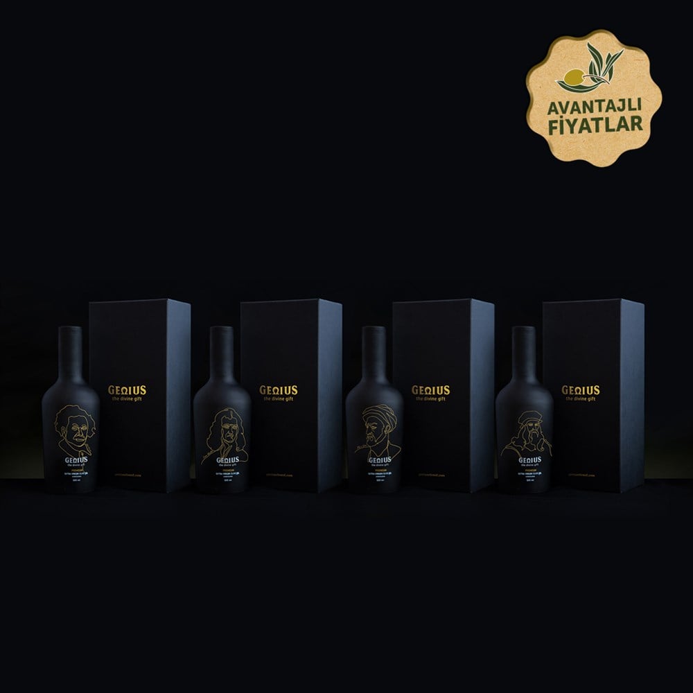 Genius GENIUS İLK HASAT * FIRST HARVEST PREMIUM 4 LÜ SET * 4 BOTTLES (4 X 500 ML) / KUTULU  0014